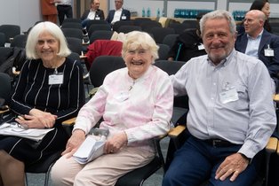 Former EADI Presidents Sheila Page, Helen O'Neill and Jean-Luc Maurer