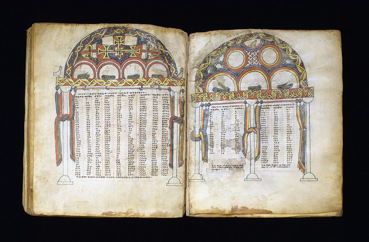 Ethiopian – Leaf from Gunda Gunde Gospels from Walters Arts Museum on Wikimedia