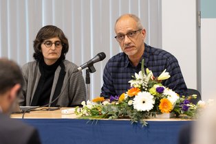 EADI Vice President Alfredo Saad-Filho and Keynote Speaker Nikita Dhawan